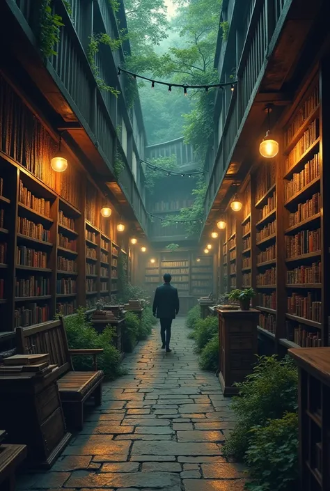 The Last Bookstore**: In a world where digital media has completely replaced printed books, you stumble upon the last remaining bookstore. The storekeeper reveals that each book holds a magical secret.