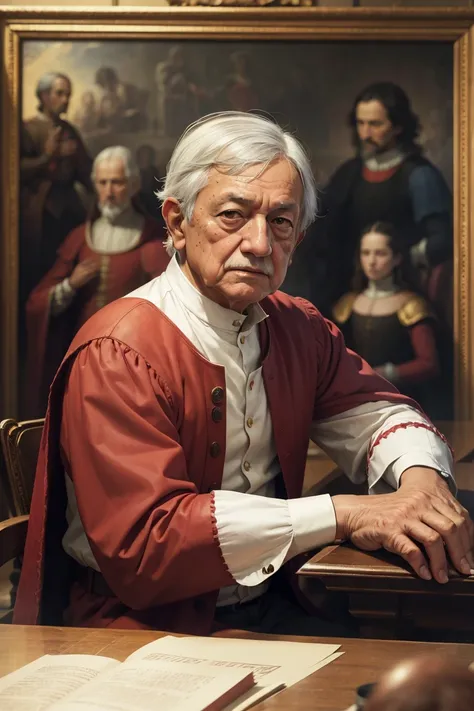 AMLO in a Renaissance painting