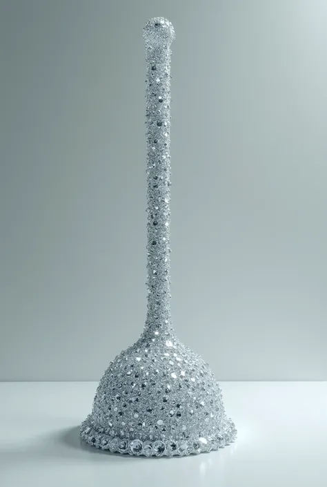  Muddy toilet suction stick, Made of diamonds