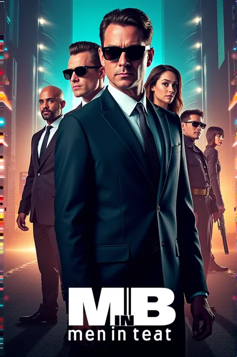 Create poster of Men In black 4 movie
