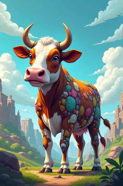 What kind of cow image joke is made from many games?