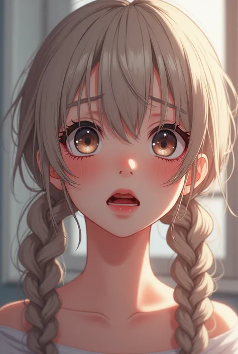 ((best quality)), ((masterpiece)), (detailed), 1girl, (big forhead:1.2),extremely detailed cute anime face, (((flat chest))), (flat chest:1.1),((((long twin braids,tight braids,long braid,braided hair,long hair)))),intricate eyes,beautiful detailed eyes,sy...