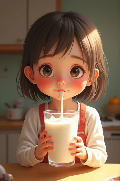 Milk for girl
