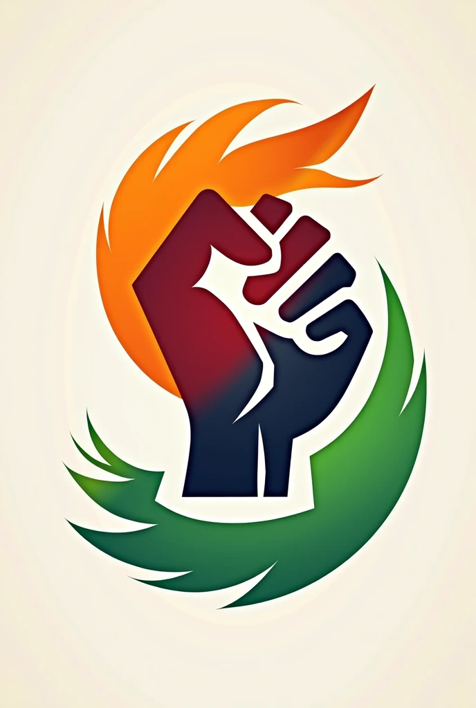 Political Party Logo by the name Naujawan Parivartan Sena. Inspired by current political Party logos
