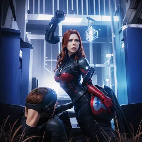 black widow angry argument to captain America 