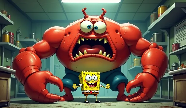 Mr. Krabs Sponge Bob Strong Arm