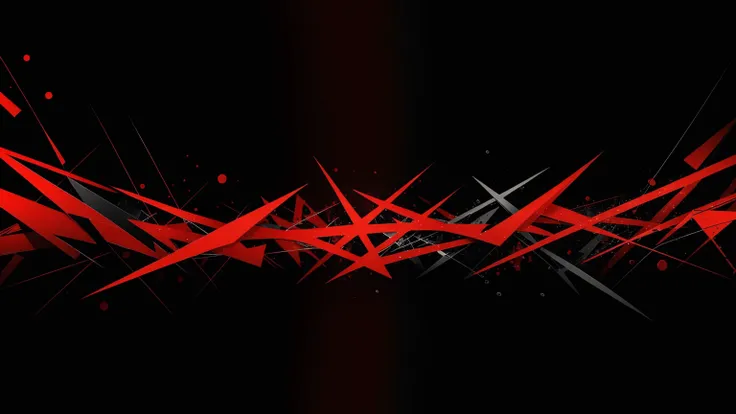 (masterpiece, Highest quality, Very detailed, 8k wallpaper), Abstract color flash, Red and Black, sharp<