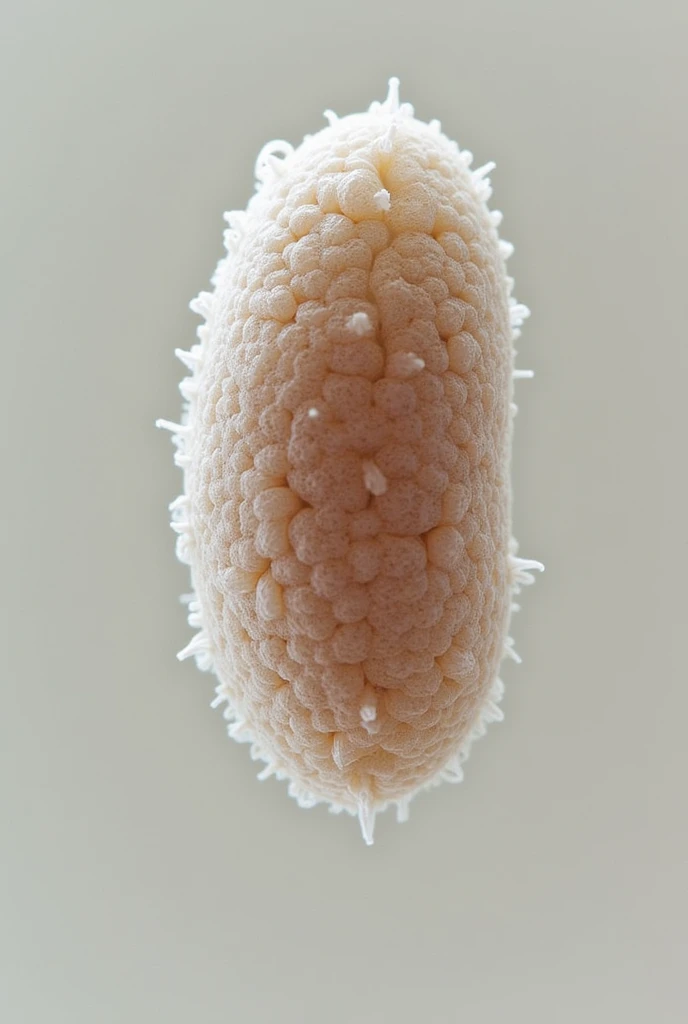 Unfertilized corticated of  Ascaris lumbricoides (Large intestinal roundworms)