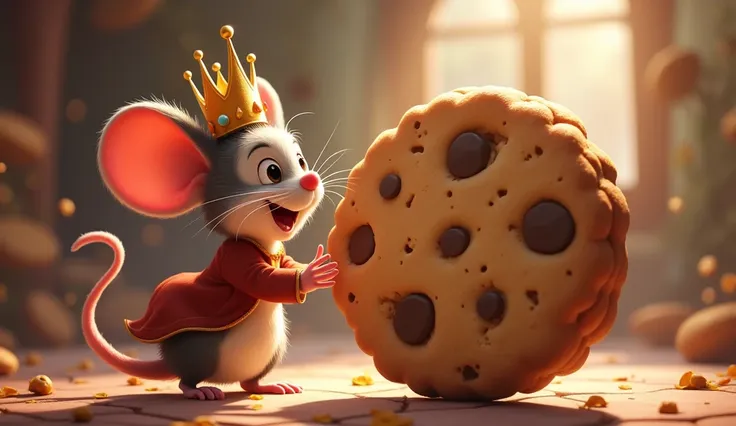 
Max’s the mouse eyes sparkled as he gleefully nodded. The Cookie Queen handed him the biggest cookie, and Max the mouse declared, “Best day ever