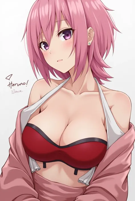 Sakura Haruno with her breasts out