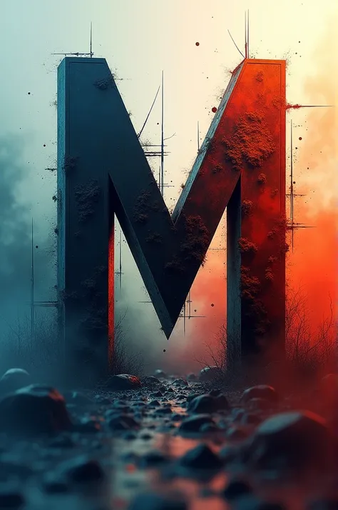 I want an image with an M background
