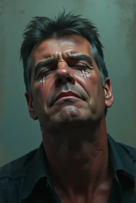 Simon Cowell crying image 