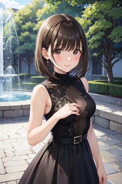 anegasaki nene、Shiny brown hair, short hair, (Beautiful brown eyes、Sparkling eyes, Fine grain)、smile、Ultra-detailed eyes、Highly detailed face, Highly detailed eyes,Cowboy Shot、



Highest quality:1.2、masterpiece、Film Grain、one person&#39;s、Cute Face、Fuller...