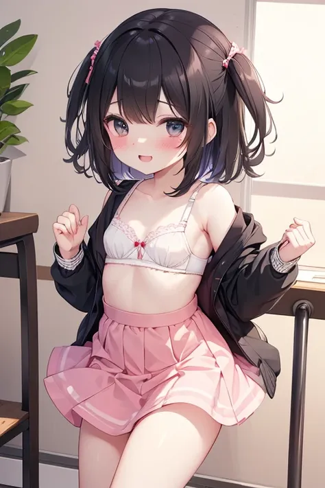 kindergarten child ,underwear, up to skirts, show off underwear,kindergarten child enjoy up to skirts, show off pauty, blush, kindergarten child blush skirts lift, panty shot, kindergarten child skirts,  lolita, laugh, smile, bra, kindergarten child wearin...