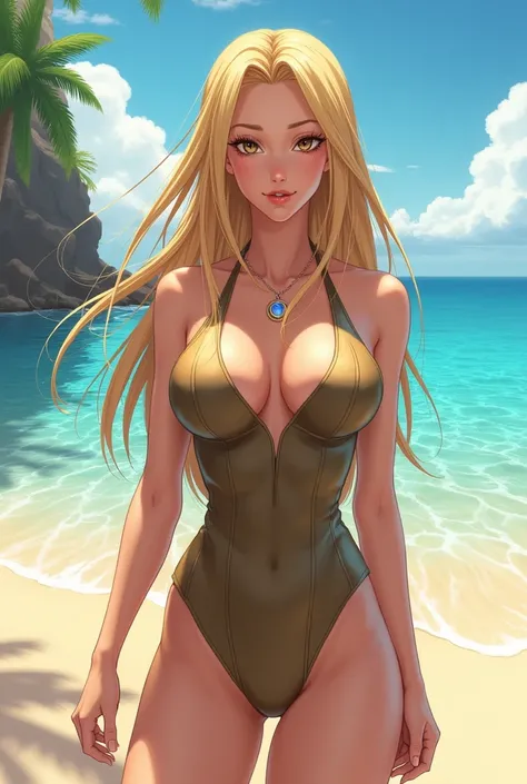 Tsunade in a swimsuit