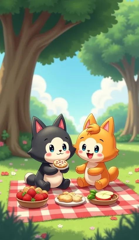 With the mystery of the missing snacks solved, Pico and Momo decide to enjoy the beautiful day together with a delightful outdoor picnic. The two friends settle on a soft blanket under a shady tree, sharing the delicious treats that Momo had prepared. Pico...