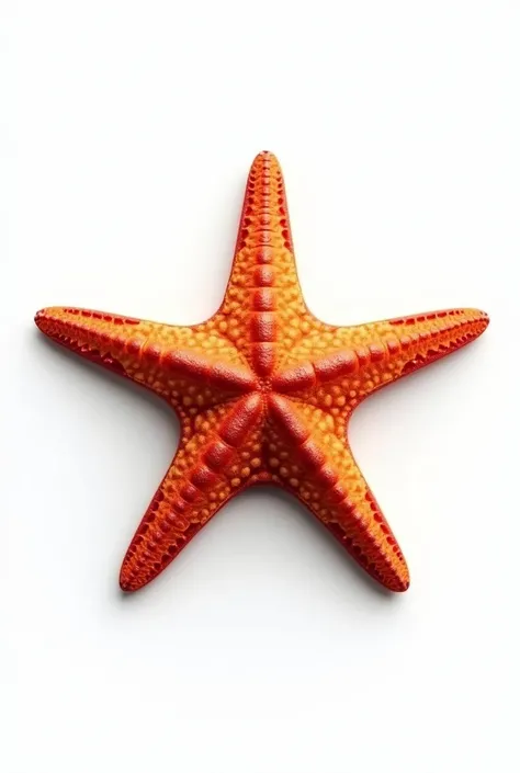 Starfish isolated on a white background 3d render illustration
