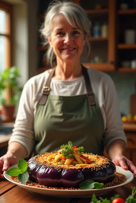 Round eggplant、looks delicious、cooking、主婦が好きそうなcooking