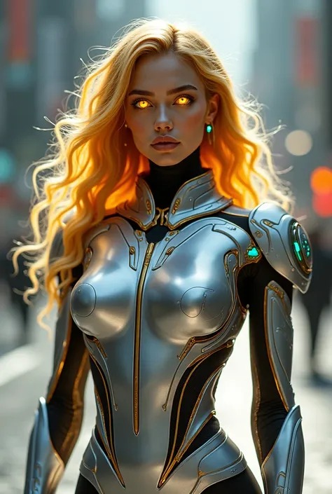 Okay!! นี่คือแนวคิดสำหรับตัวละครไซบอกที่มีhairสีทอง:

**name:** Alpha

**External characteristics:**
- **body:** A set of Cyborg armor made from durable and futuristic materials, such as shiny, reflective silver metal - **hair:** hairสีทองที่เป็นลอนและยาวถ...