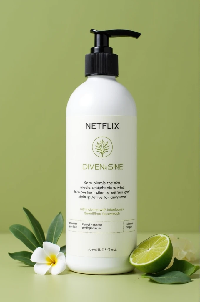  organic facewash, brand name: NETFLIX