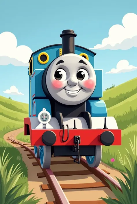 thomas train become a beautiful cute girl 
train 
easy drawing 