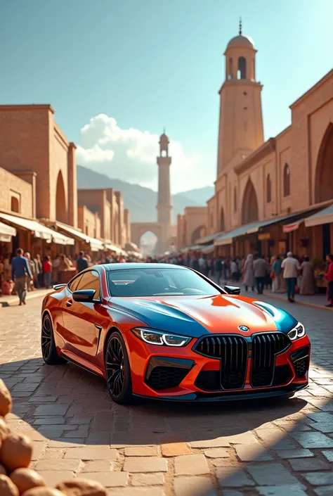 BMW M8 car in Bukhara region