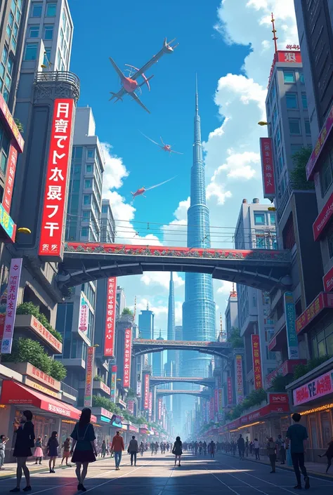 A Japanese Anime City!