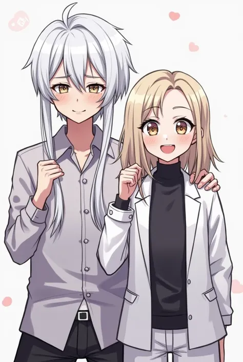 nsfw, 1girl, 1boy, penis, deapthroat, (masterpiece), best quality, expressive eyes, perfect face, ((spyfamily-style)), ((Yor Forger)), white hair, blushing cheeks, standing, full-body, action, solo, smiling