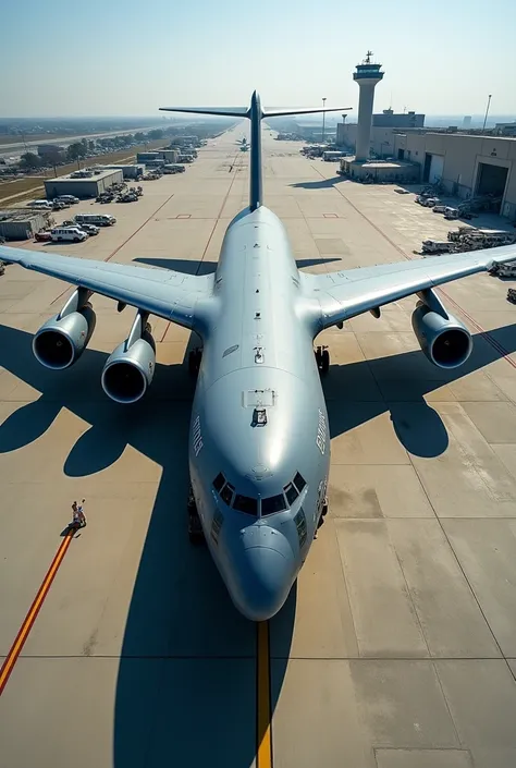  C-17 globemaster at us airbase display evry part