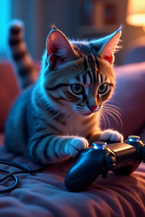 create a gamer cat by playing 
