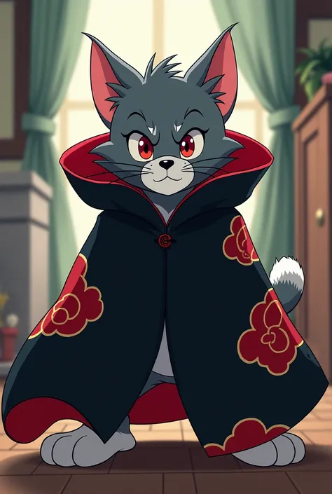 The character in tom and jerry Cartoon tome in the akatsuki dress