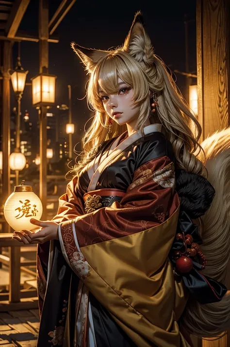 Fox Girl, Kitsune, Japanese mythology 