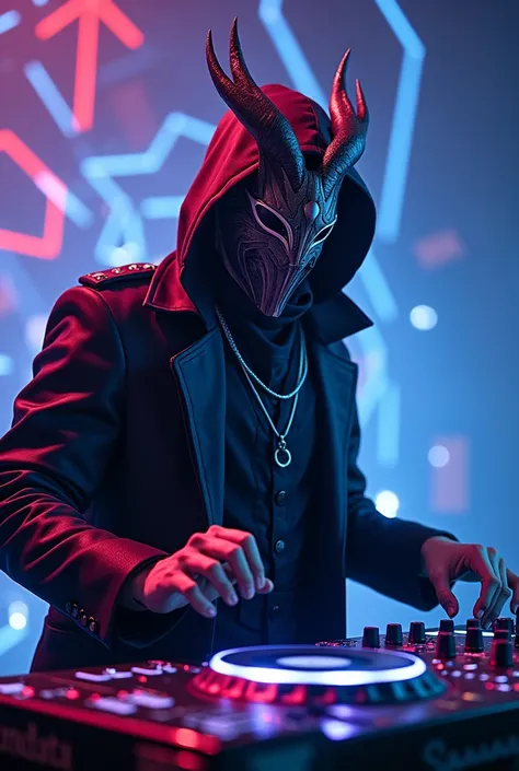 Jhin from League of Legends as a DJ