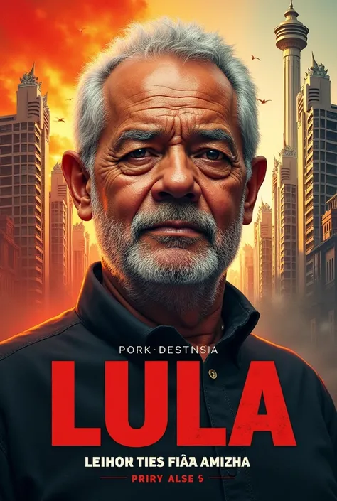 a good, eye-catching and realistic cover for an ebook about Lula and the PT 