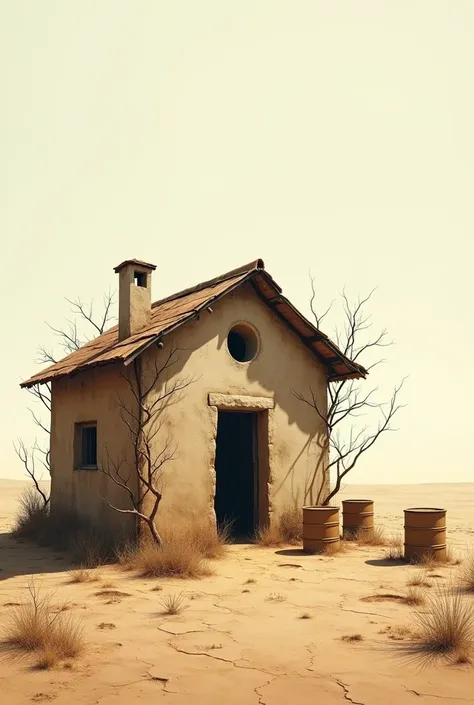 A house with water shortage