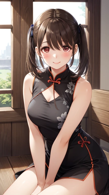 anegasaki nene、Shiny brown hair, short hair, (Beautiful brown eyes、Sparkling eyes, Fine grain)、smile、Super detailedな目、Highly detailed face, Highly detailed eyes,Cowboy Shot、



(masterpiece:1.3, Highest quality, Ultra-high resolution, Super detailed), Beau...