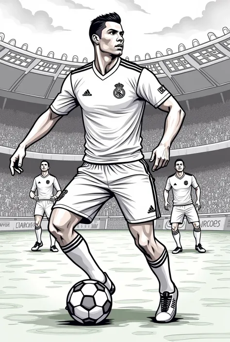 Cristiano Ronaldo Coloring Book 