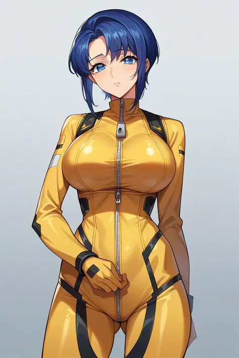 score_9, score_8_up, score_7_up, score_6_up, score_5_up, score_4_up, rating_questionable, , source_anime, digital illustration, pixiv, fanbox, official art, BREAK, 1 woman, solo, female, cecile croomy, blue hair, blue eyes, short hair, long sidelocks, blua...