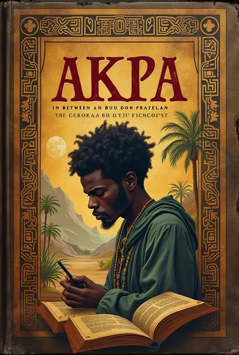 cover for  the book about the igala correct reading of the hieroglyphs, hieratic and demotic script titled: Akpa in between the myths and reality of the ancient.