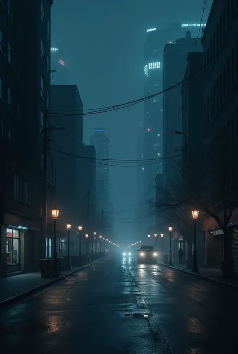 The city was silent, the sounds of the night muffled by the dark blanket that enveloped everything. It was one of those rare moments when the city&#39;s inhabitants retreated to their homes., leaving the streets deserted and silent.