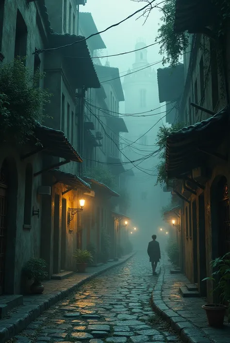 The city&#39;s narrow streets writhed like sleeping snakes, the ancient buildings whispered long forgotten secrets, and the shadows danced to the rhythm of an ancient melody.