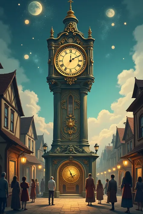 In a little town, There was a clock in the square that never worked.. One day, an old man fixed it, and the clock began to mark the correct time. But the most curious thing was that, with each chime, The villagers remembered a forgotten dream. 

That night...