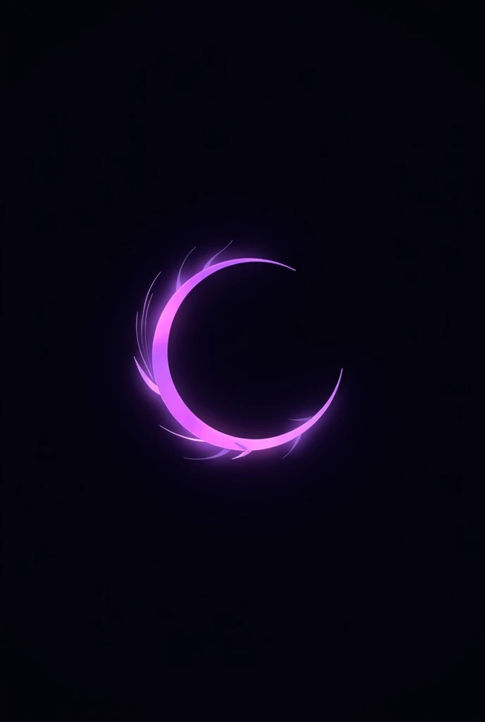 Make me a logo for an urban style dance academy called eclipse dance where the background is black and the center is purple with white