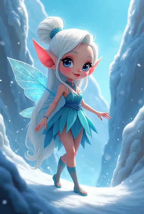 Fairy elf character design from adventure time of the frozen kingdom 