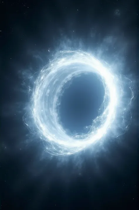 An image of a white hole 