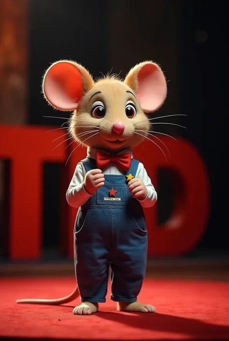 Topo Gigio giving a TED talk about drug use