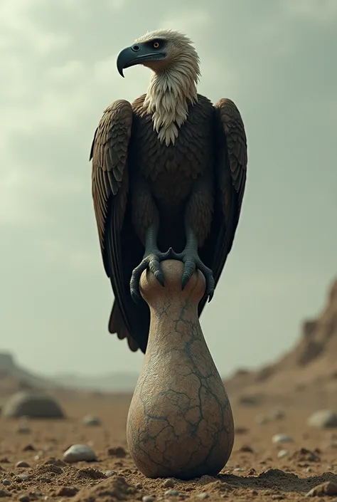 Vulture sitting on penis


