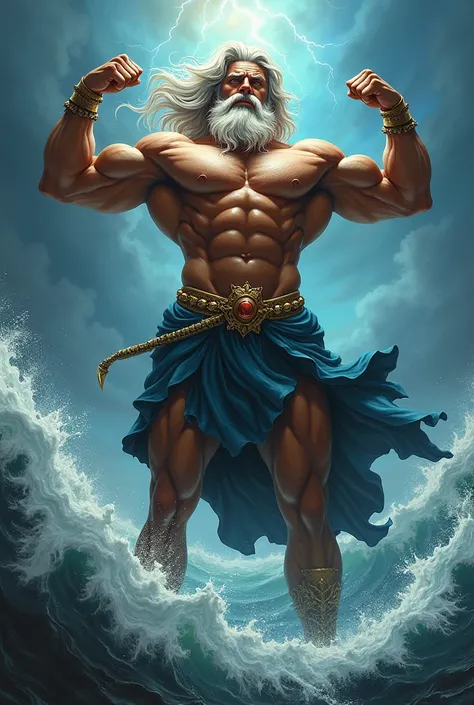 Ola, could create poseidon by doing double biceps?