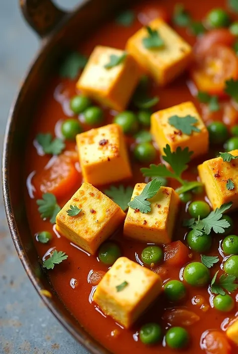 Paneer matar sabji