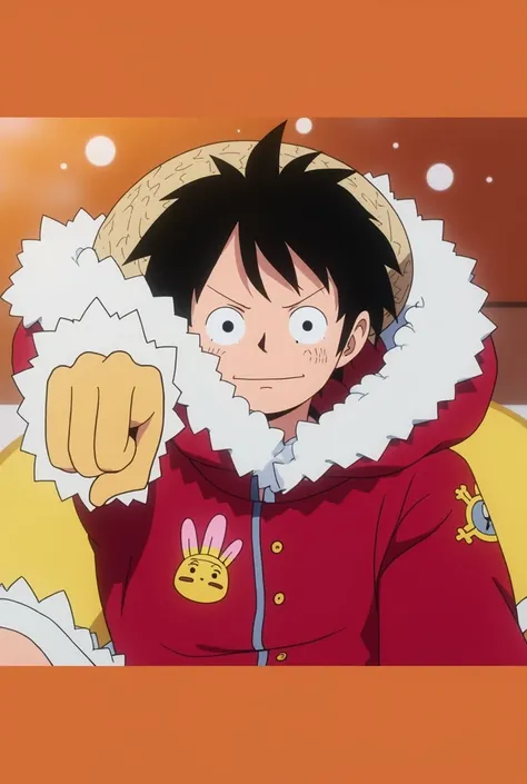 Emote one piece for twitch luffy apontando o dedo